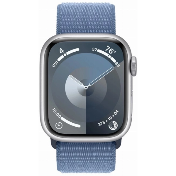 Умные часы Apple Watch Series 9 41 мм, Aluminium Case with Sport Loop, Winter Blue