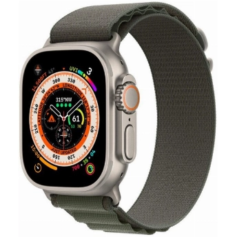 Умные часы Apple Watch Ultra 49 мм, S 130-160 мм, Titanium Case with Alpine Loop, Green