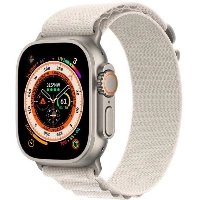 Умные часы Apple Watch Ultra 49 мм, S 130-160 мм, Titanium Case with Alpine Loop, Starlight