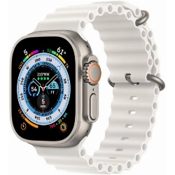 Умные часы Apple Watch Ultra 49 мм, Titanium Case with Ocean Band, White