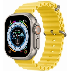 Умные часы Apple Watch Ultra 49 мм, Titanium Case with Ocean Band, Yellow