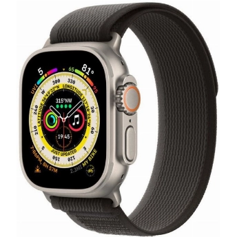 Умные часы Apple Watch Ultra 49 мм, S/M 130-180 мм, Titanium Case with Trail Loop, Black/Gray