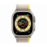 Умные часы Apple Watch Ultra 49 мм, M/L 145-220 мм, Titanium Case with Trail Loop, Yellow/Beige