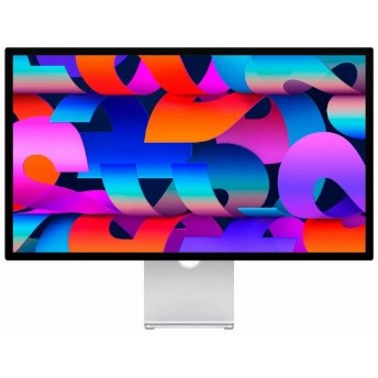 Монитор Apple Studio Display (MMYW3), покрытие с использованием нано-структуры, с регулируемой по наклону подставкой, Silver, серебристый