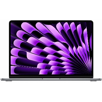 Ноутбук Apple MacBook Air 13 2024 2560x1664, Apple M3, RAM 8 ГБ, SSD 256 ГБ, 8-Core CPU 8-Core GPU, macOS, MRXN3, Space Grey, серый космос