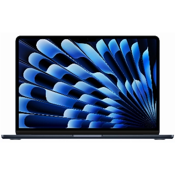 Ноутбук Apple MacBook Air 13 2024 2560x1664, Apple M3, RAM 8 ГБ, SSD 256 ГБ, 8-Core CPU 8-Core GPU, macOS, MRXV3, Midnight, тёмная ночь 