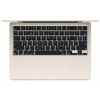 Ноутбук Apple MacBook Air 13 2024 2560x1664, Apple M3, RAM 8 ГБ, SSD 256 ГБ, 8-Core CPU 10-Core GPU, macOS, MRXT3, Starligh, сияющая звезда