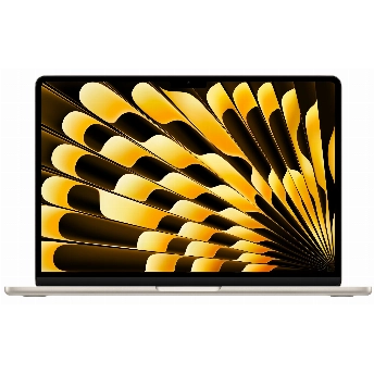 Ноутбук Apple MacBook Air 13 2024 2560x1664, Apple M3, RAM 16 GB, SSD 512 GB, 8-Core CPU 10-Core GPU, macOS, MXCU3RU/A, Starlight