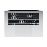 Ноутбук Apple MacBook Air 15 2023 2880x1864, Apple M2, RAM 8 ГБ, SSD 256 ГБ, 10-core GPU, macOS, MQKR3, Silver, серебристый