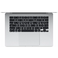 Ноутбук Apple MacBook Air 15 2024 2880x1864, Apple M3, RAM 8 ГБ, SSD 256 ГБ, Apple graphics 10-core, macOS, MRYP3, Silver,серебристый