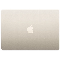 Ноутбук Apple MacBook Air 15 2024 2880x1864, Apple M3, RAM 8 ГБ, SSD 256 ГБ, Apple graphics 10-core, macOS, MRYR3, Starlight, сияющая звезда