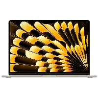 Ноутбук Apple MacBook Air 15 2024 2880x1864, Apple M3, RAM 8 ГБ, SSD 256 ГБ, Apple graphics 10-core, macOS, MRYR3, Starlight, сияющая звезда