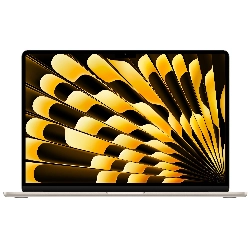 Ноутбук Apple MacBook Air 15 2024 2880x1864, Apple M3, RAM 8 ГБ, SSD 256 ГБ, Apple graphics 10-core, macOS, MRYR3, Starlight, сияющая звезда