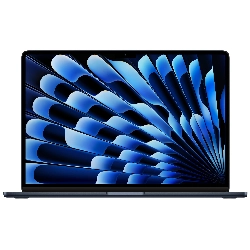 Ноутбук Apple MacBook Air 15 2024 2880x1864, Apple M3, RAM 8 ГБ, SSD 256 ГБ, Apple graphics 10-core, macOS, MRYU3, Midnight, темня ночь