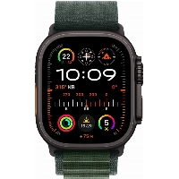 Смарт-часы Apple Watch Ultra 2 2024 49 мм, Black Titanium Case with Dark Green Alpine Loop - L