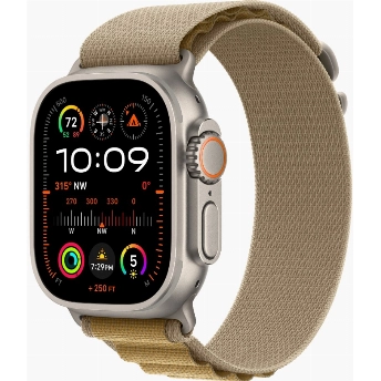 Смарт-часы Apple Watch Ultra 2 2024 49 мм, Natural Titanium Case with Tan Alpine Loop - M
