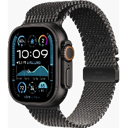 Смарт-часы Apple Watch Ultra 2 2024 49 мм, Black Titanium Case with Black Milanese Loop - L