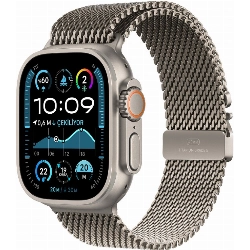 Смарт-часы Apple Watch Ultra 2 2024 49 мм, Natural Titanium Case with Natural Milanese Loop - L