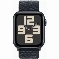 Умные часы Apple Watch Series SE Gen 2 44 мм Aluminium Case, Midnight Sport Loop, тёмная ночь