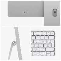 Моноблок Apple iMac 24" 2023 Z19D0001P, 4480x2520, Apple M3, RAM 16 ГБ, SSD 256 ГБ, 8-core CPU, 8-core GPU, MacOS, Silver, серебристый