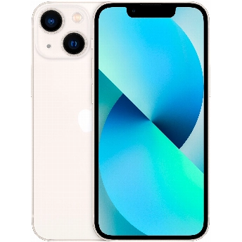 Смартфон Apple iPhone 13, 128GB, Starlight, "сияющая звезда""