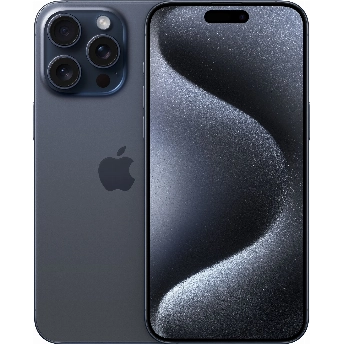 Смартфон Apple iPhone 15 Pro Max 1 Тб, Dual Sim, Blue titanium, синий титан