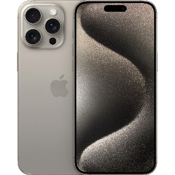 Смартфон Apple iPhone 15 Pro Max 256 ГБ, Dual: nano SIM + eSIM, Titan, титан