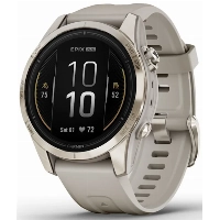 Часы Garmin Epix Pro Gen 2 Sapphire Edition, 42 мм, Soft Gold Nylon Band