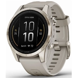 Часы Garmin Epix Pro Gen 2 Sapphire Edition, 42 мм, Soft Gold Nylon Band