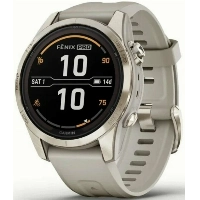 Умные часы Garmin Fenix 7S Pro Sapphire Solar, Soft Gold