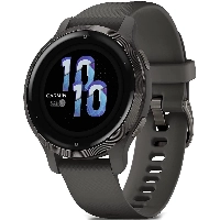 Смарт-часы Garmin Venu 2S Slate Bezel with Case and Silicone Band, Graphite