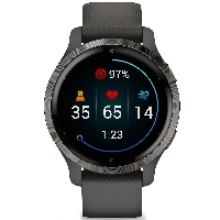 Смарт-часы Garmin Venu 2S Slate Bezel with Case and Silicone Band, Graphite