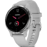 Смарт-часы Garmin Venu 2S Slate Bezel with Case and Silicone Band, Silver