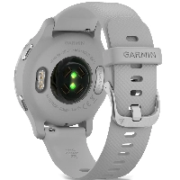 Смарт-часы Garmin Venu 2S Slate Bezel with Case and Silicone Band, Silver