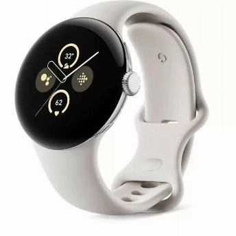 Умные часы Google Pixel Watch 2, 41 мм, Polished Silver/Porcelain, серебристый/бежевый