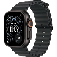 Apple Watch Ultra 3 49 мм, Black Titanium Case with Ocean Band, Black