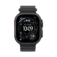 Apple Watch Ultra 3 49 мм, Black Titanium Case with Ocean Band, Black