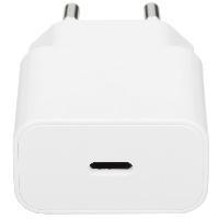 Samsung EP-T2510, USB-C, 25Вт + кабель, White, белый