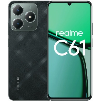 Смартфон realme C61 8/128 ГБ, Dual nano SIM, Dark Green, тёмно-зелёный