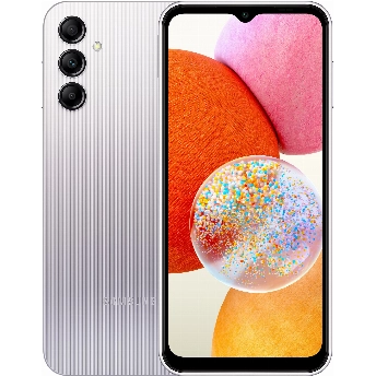 Samsung Galaxy A14, 4/128 GB, Dual nano SIM, Silver