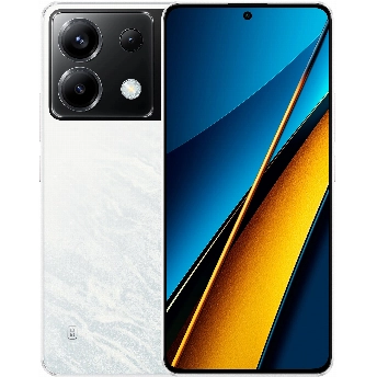 Смартфон Xiaomi Poco X6 5G 12/256 ГБ Global, Dual nano SIM, White, белый